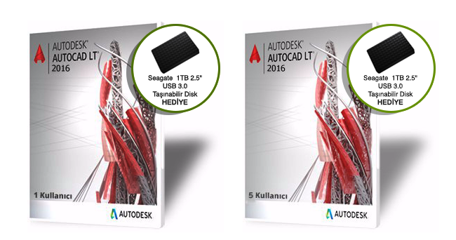 Autodesk Autocad 2016 LT Ürünleri Taşınabilir Disk Hediyeli | Gegi ...