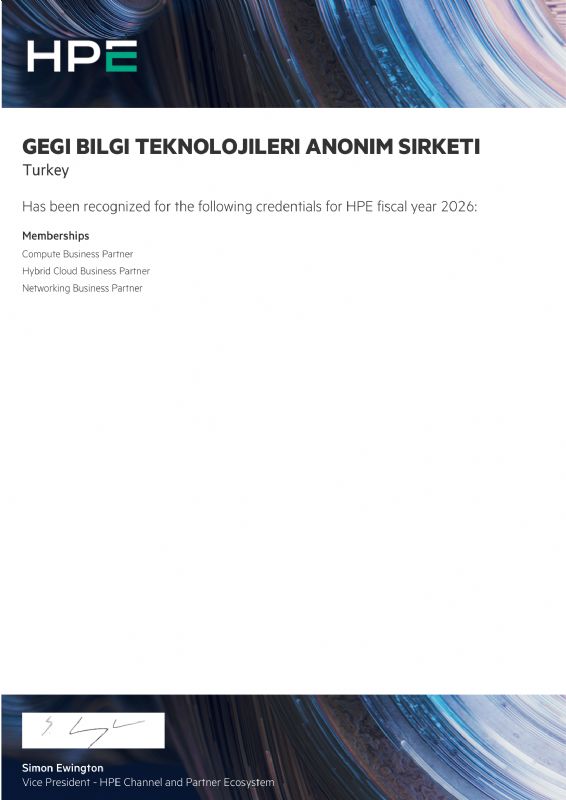 GEGI HPE Sertifikası