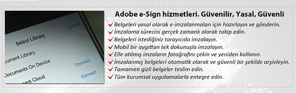 Adobe Document Cloud ile E-İmza &Ccedil;&ouml;z&uuml;m&uuml; Gegi Bilişimde