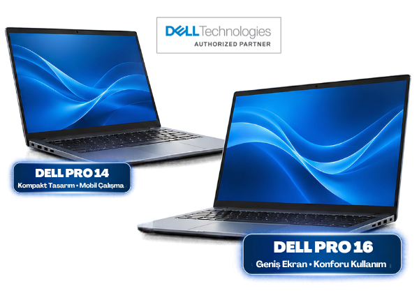 Dell Pro Serisi Stoklarımızda