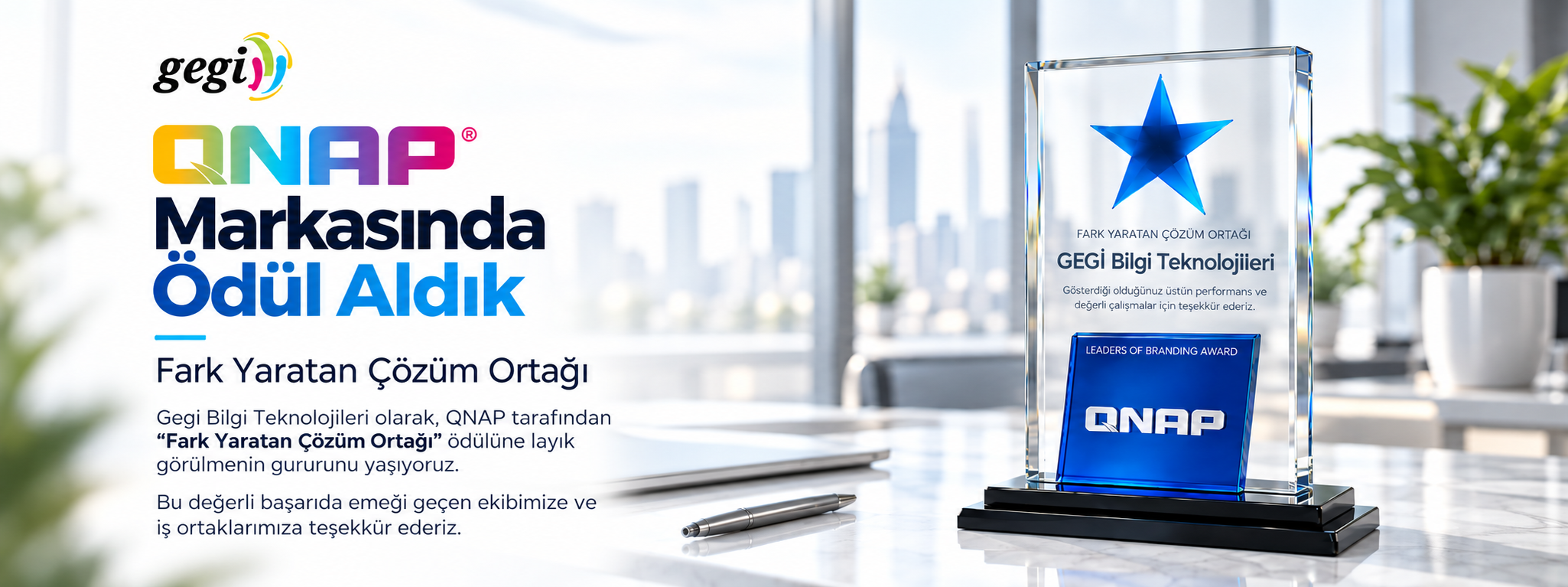 QNAP Markasında Ödül Aldık