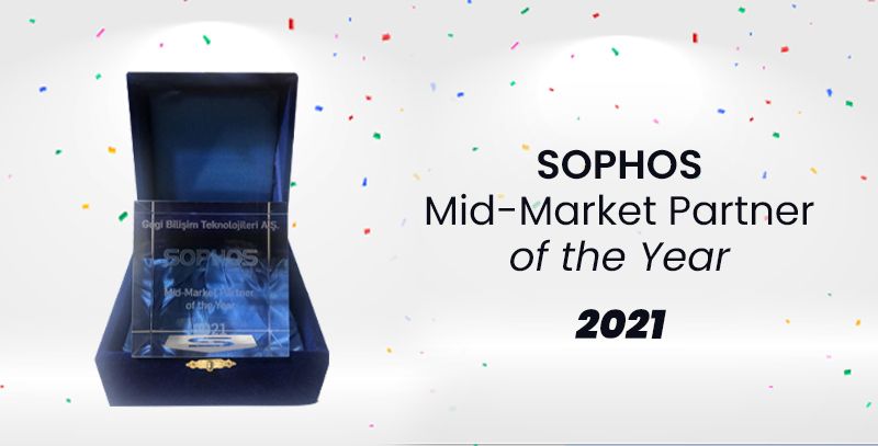 Sophos Yılın Orta Pazar Ortağı Ödülü 2021